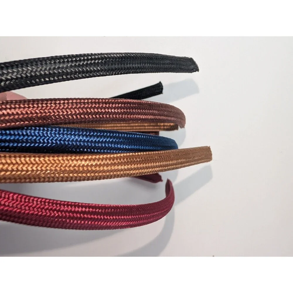 Goody Cloth Adult Hairbands 5 Count Assorted Colors Shoestring Headbands #84051 - Picture 3 of 4